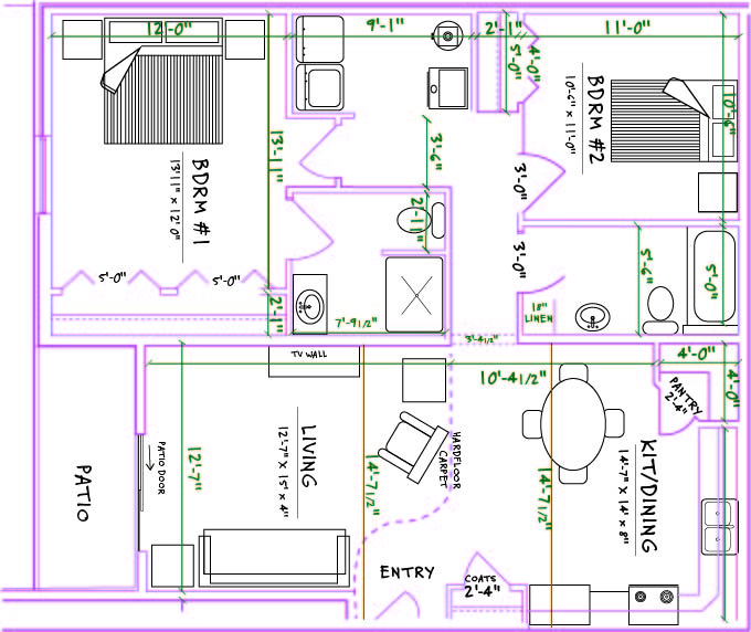 Dreamsville 2 bed 2 bath